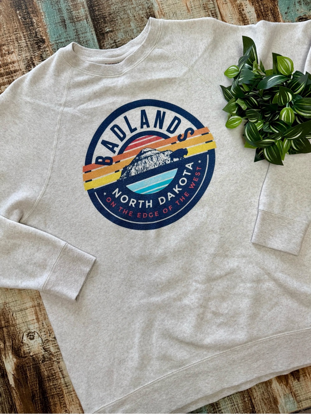 Badlands North Dakota Crewneck Sweatshirt | #W57